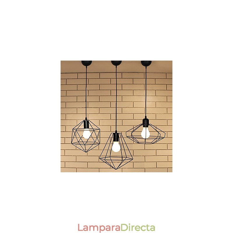Lámpara colgante de metal de Country Designers