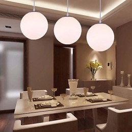 Lámpara colgante de cristal contemporánea de 1 luz