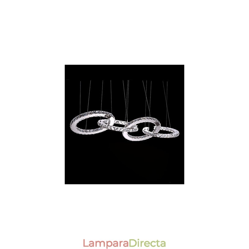 Lámparas colgantes de cristal modernas y contemporáneas de metal.