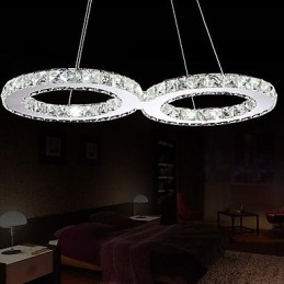 Lámparas colgantes de 2 luces modernas, sencillas y artísticas.