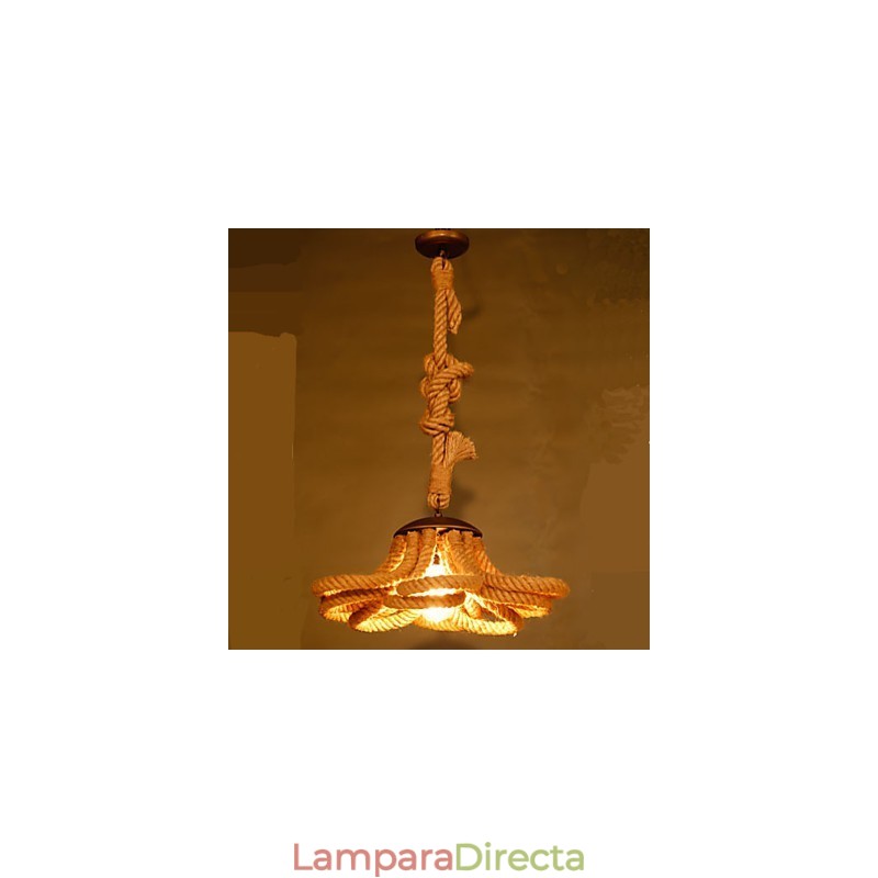 Lámpara de cuerda estilo pastoral americano retro