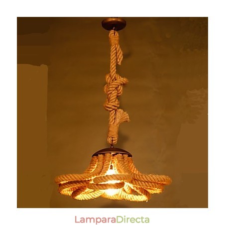 Lámpara de cuerda estilo pastoral americano retro Lámpara de cuerda estilo pastoral americano retro