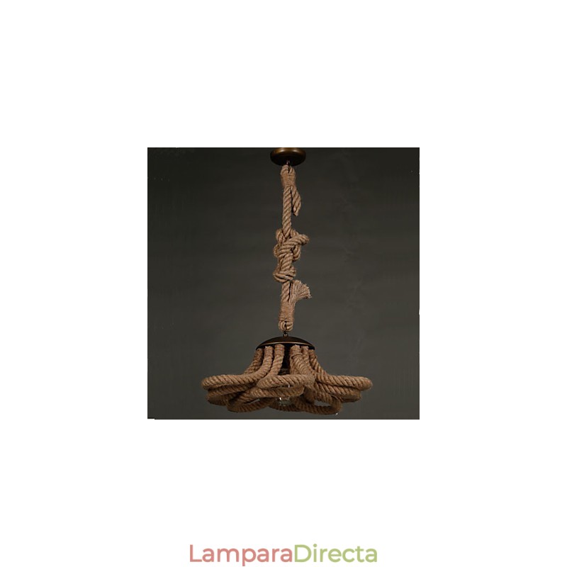 Lámpara de cuerda estilo pastoral americano retro