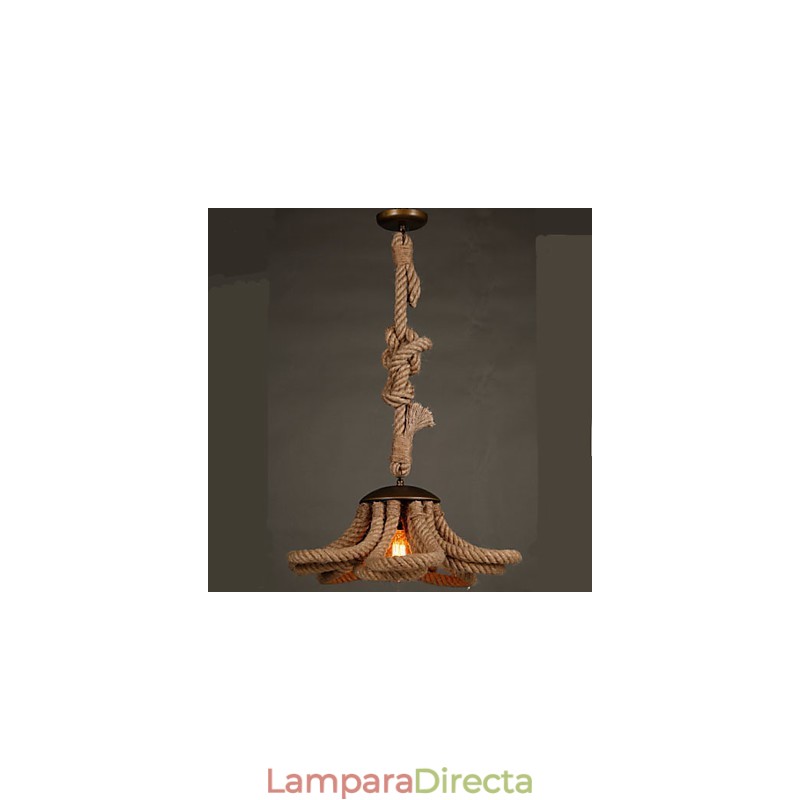 Lámpara de cuerda estilo pastoral americano retro