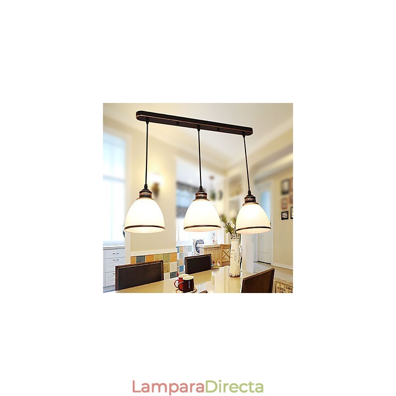 Lámpara colgante de metal de otros diseñadores vintage