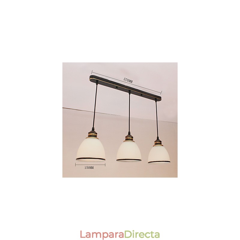 Lámpara colgante de metal de otros diseñadores vintage