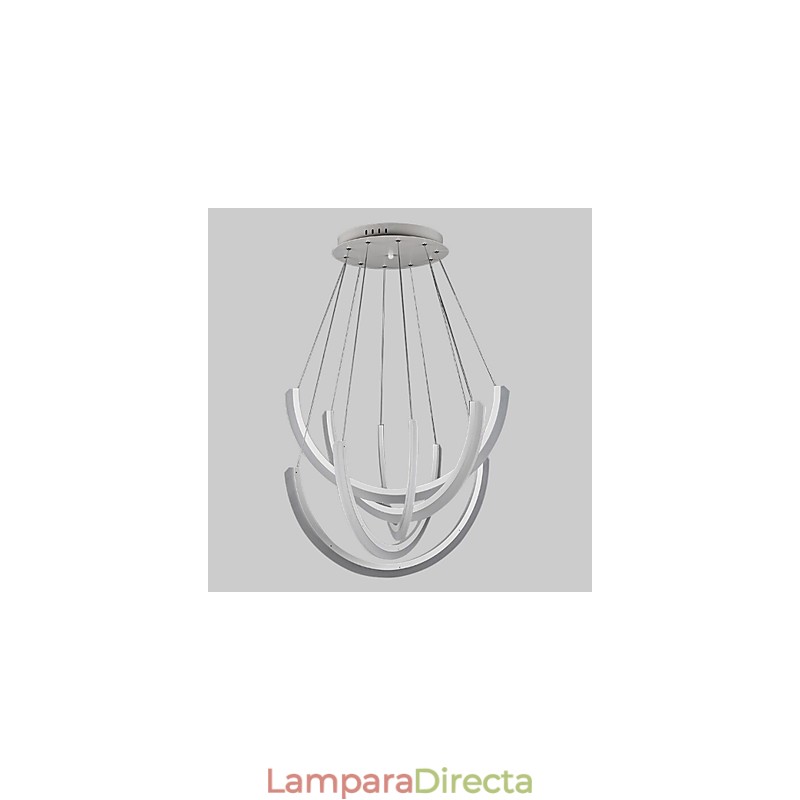 Lámpara colgante lineal moderna decorativa industrial