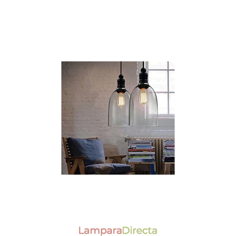Lámpara colgante clásica tradicional vintage retro campestre