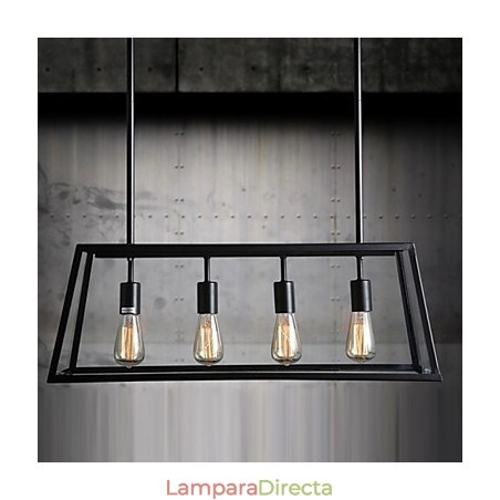 Lámpara de araña de metal galvanizado estilo rústico estilo cabaña Lámpara de araña de metal galvanizado estilo rústico estilo cabaña