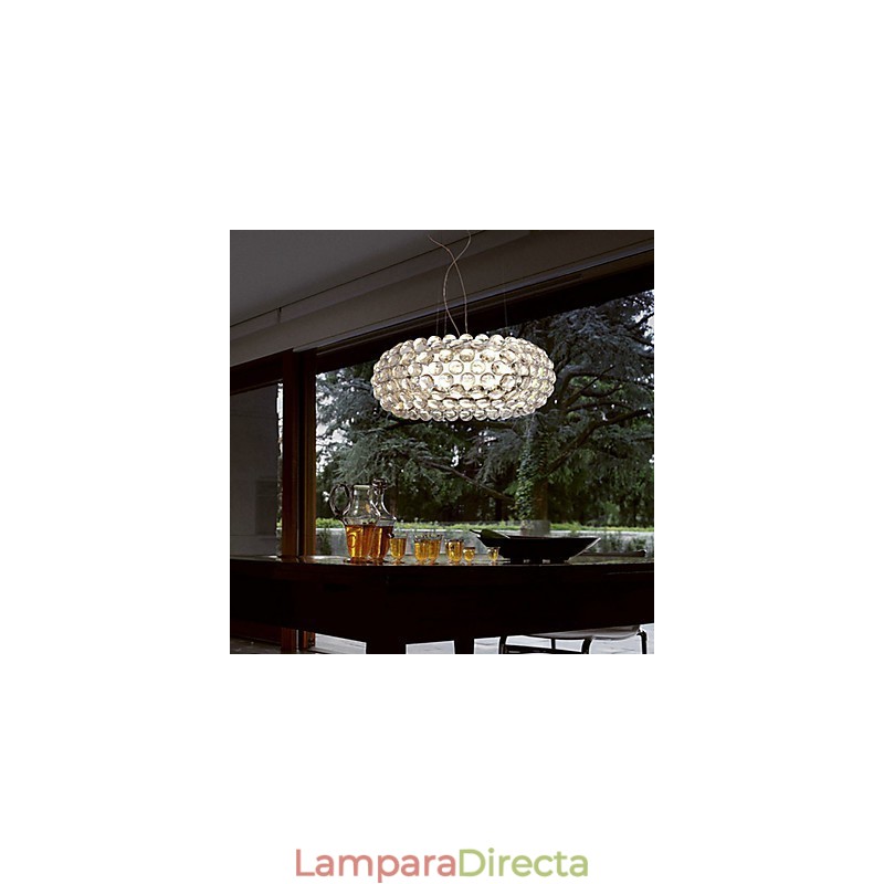 Lámpara colgante de cuentas con 1 luz