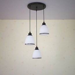 Lámpara colgante de metal estilo retro mini