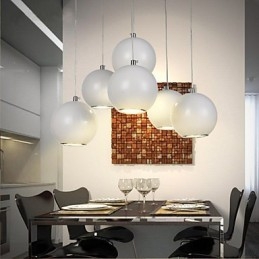 Lámpara colgante moderna de estilo globo mini de alta calidad para cafetería