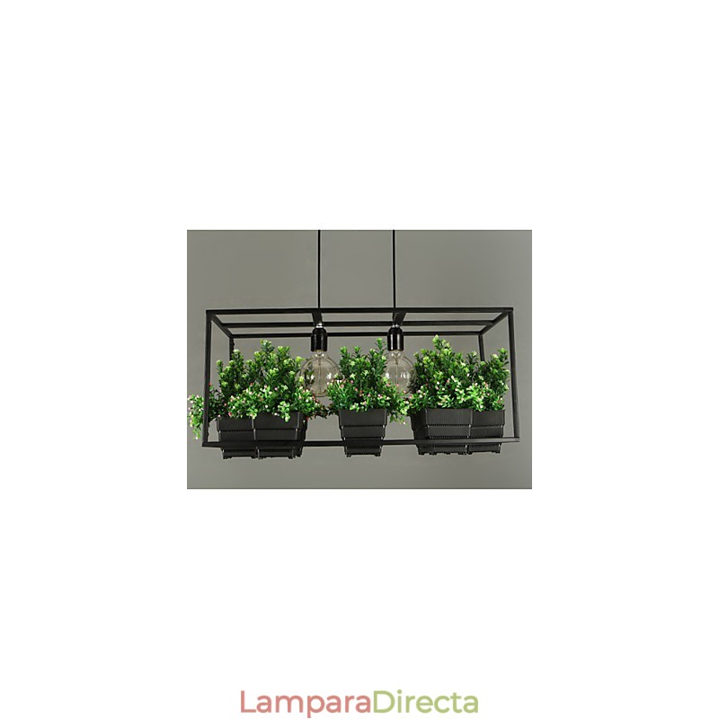 Lámpara colgante de diseño decorativo contemporáneo moderno (no incluye plantas)