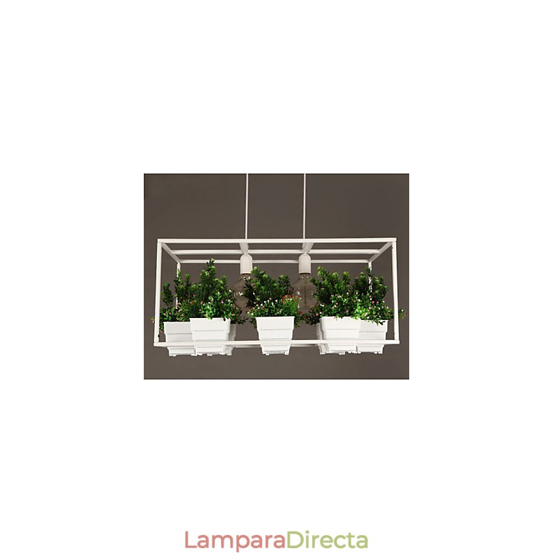 Lámpara colgante de diseño decorativo contemporáneo moderno (no incluye plantas)