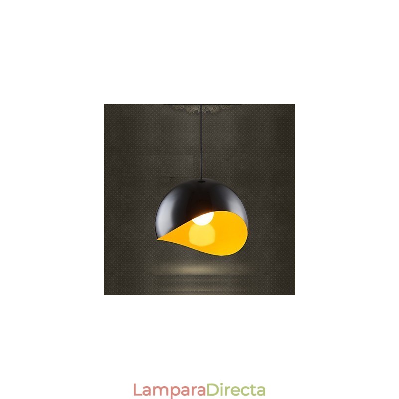 Lámpara colgante retro de manzana con base de bombilla