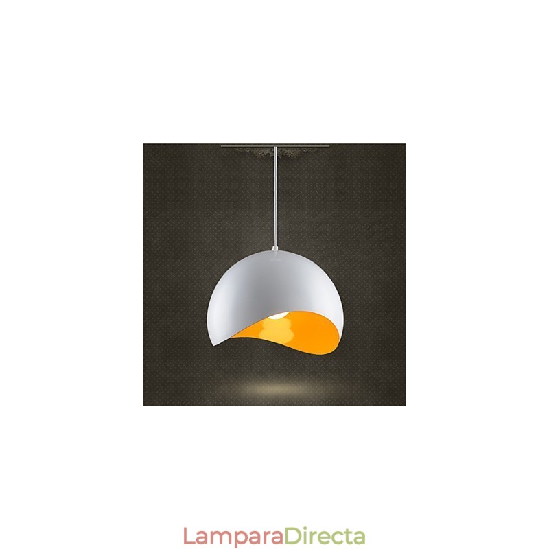 Lámpara colgante retro de manzana con base de bombilla