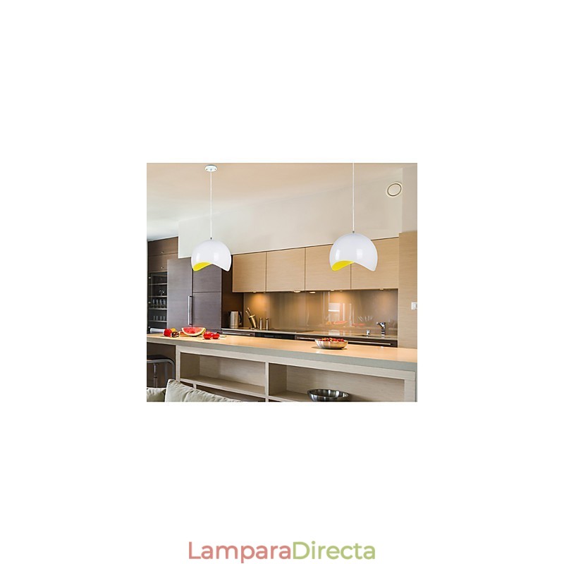 Lámpara colgante retro de manzana con base de bombilla