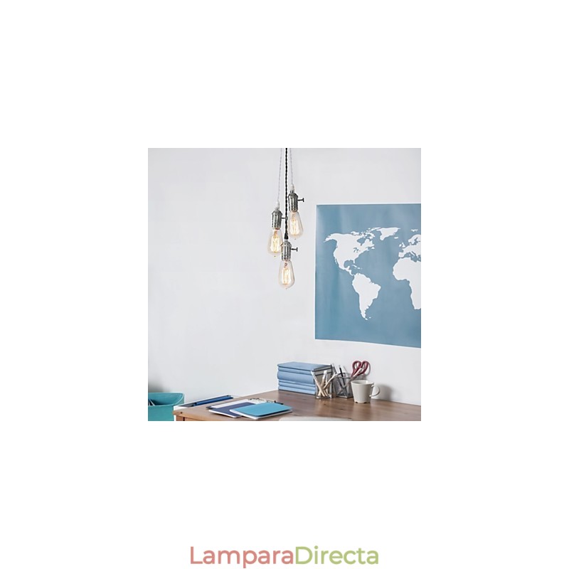 Lámpara colgante de metal estilo mini vintage clásico tradicional