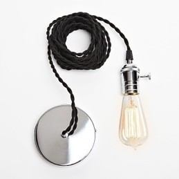 Lámpara colgante de metal estilo mini vintage clásico tradicional