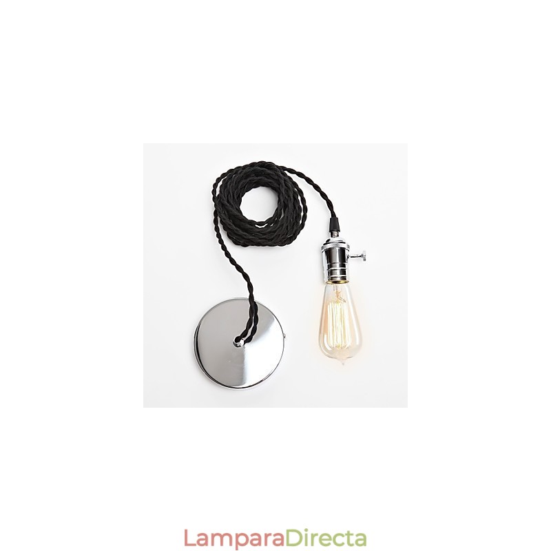 Lámpara colgante de metal estilo mini vintage clásico tradicional