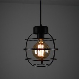 Lámpara colgante de metal de diseñadores retro