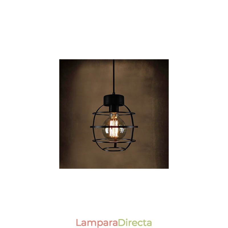 Lámpara colgante de metal de diseñadores retro