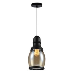 Lámparas de loft de iluminación retro, lámpara colgante de vidrio