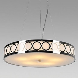 Lámpara de techo de cristal con 5 luces