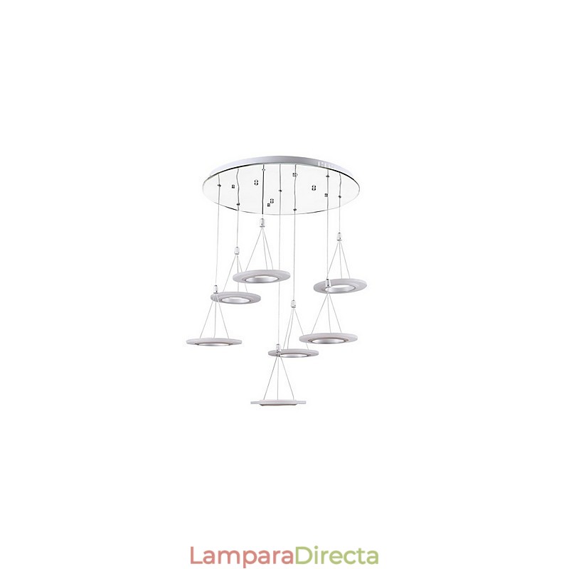 Iluminación colgante para interiores de oficina de 63 W
