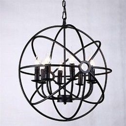 Lámpara colgante estilo mini, moderna, contemporánea, tradicional, clásica, rústica, estilo retro, estilo campestre, globo.
