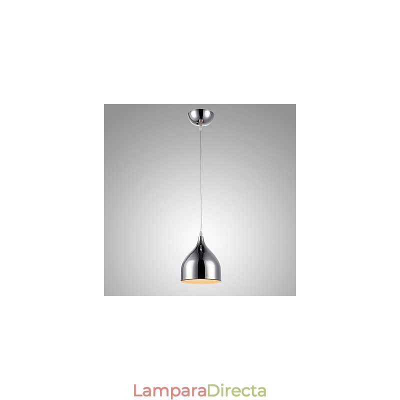 Lámpara colgante de hierro galvanizado, lámpara de iluminación moderna