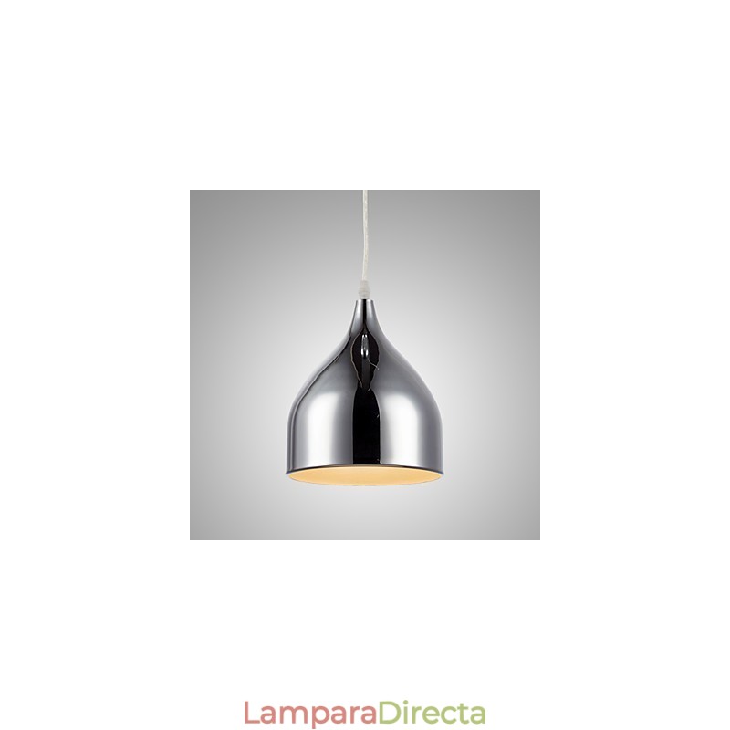 Lámpara colgante de hierro galvanizado, lámpara de iluminación moderna