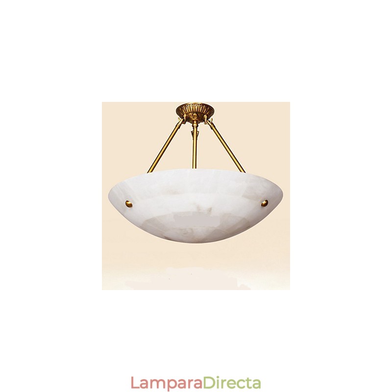 Luces de balcón por todo el techo de cobre y medio.