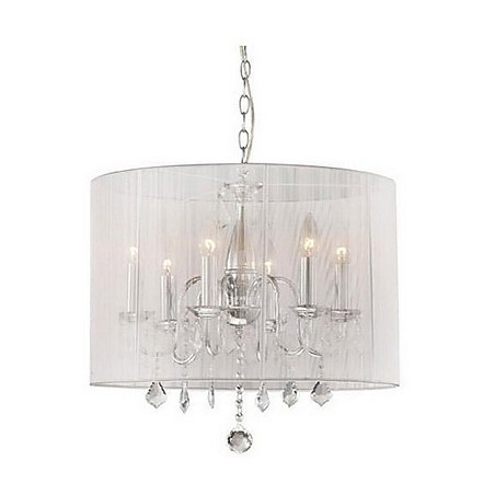 Lámpara colgante de cristal electrochapado con forma de tambor moderna y contemporánea Lámpara colgante de cristal electrochapado con forma de tambor moderna y contemporánea