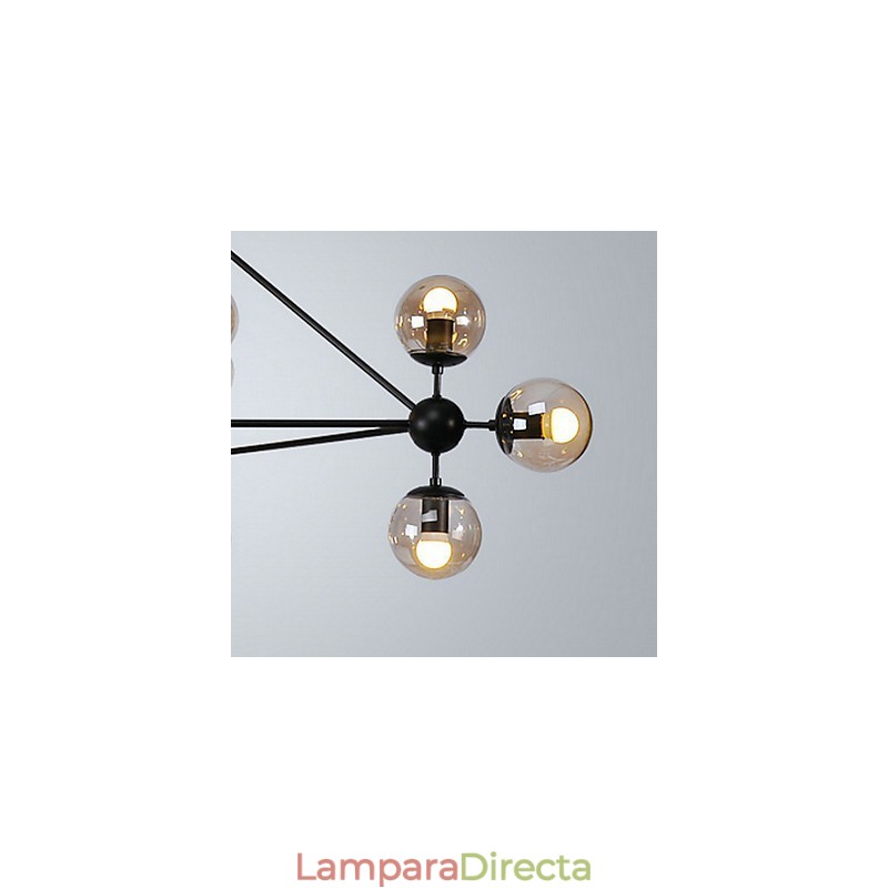 Lámpara colgante de metal con pintura campestre para garaje