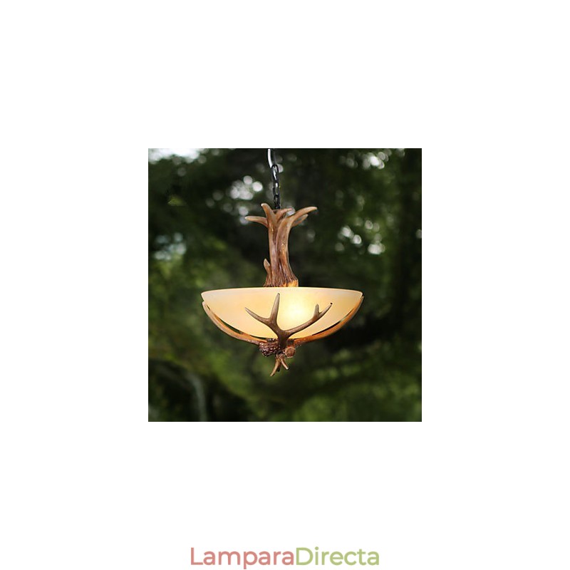Lámparas colgantes de resina vintage