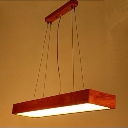 Colgante sencillo de madera maciza de alta gama