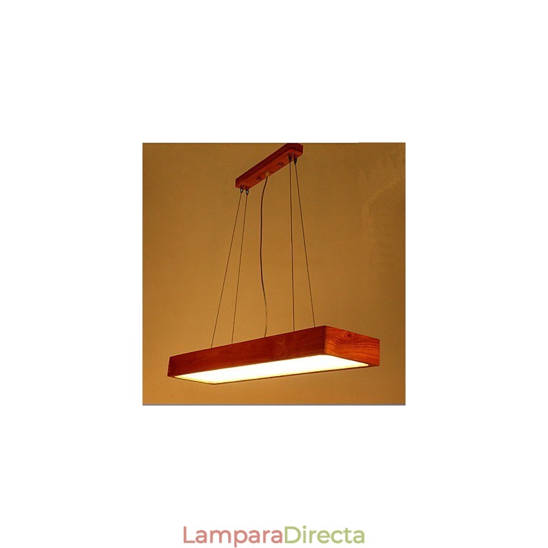 Colgante sencillo de madera maciza de alta gama