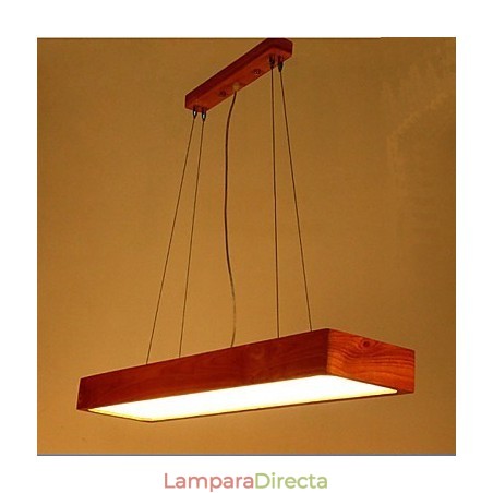 Colgante sencillo de madera maciza de alta gama