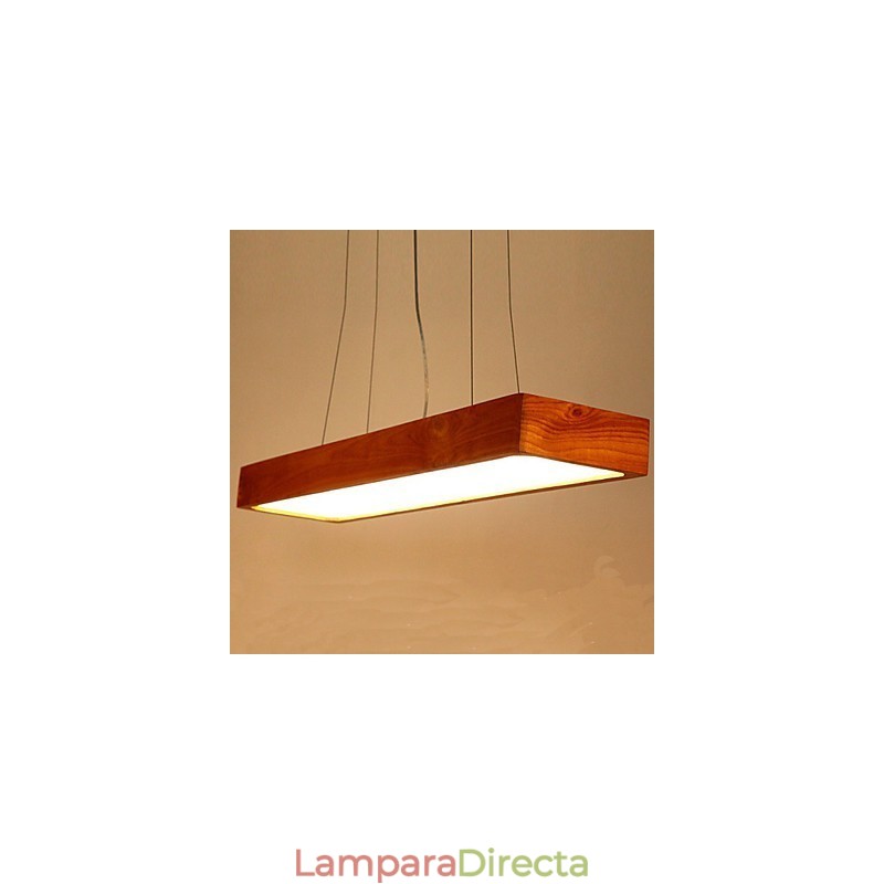 Colgante sencillo de madera maciza de alta gama