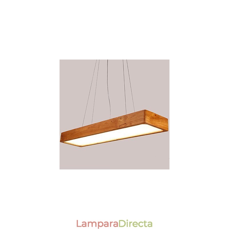 Colgante sencillo de madera maciza de alta gama