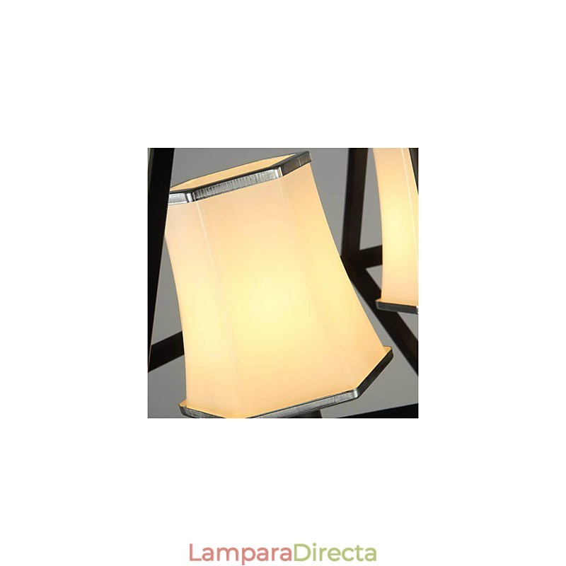 Lámparas colgantes de 3 luces de metal para exteriores de estilo campestre