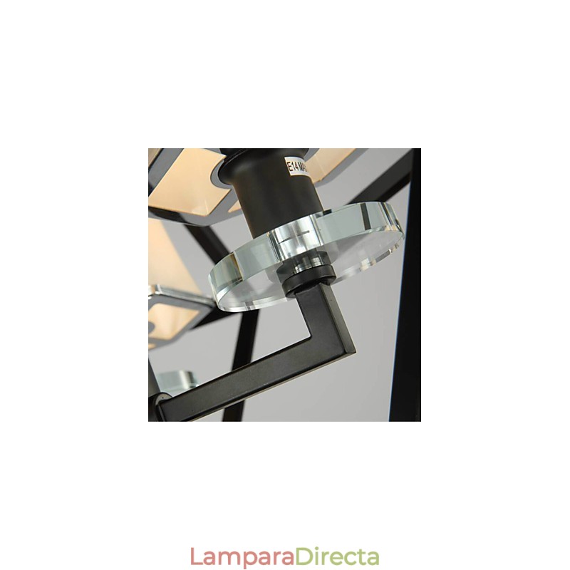 Lámparas colgantes de 3 luces de metal para exteriores de estilo campestre