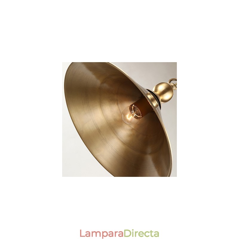Lámpara colgante de latón puro estilo mini, tradicional, clásica, de metal.