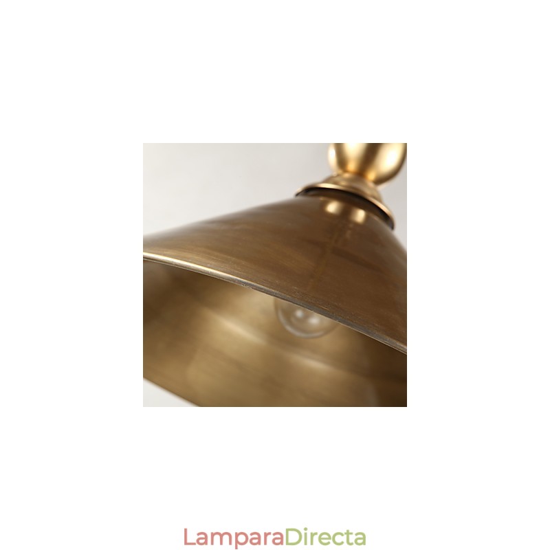 Lámpara colgante de latón puro estilo mini, tradicional, clásica, de metal.