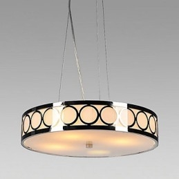Lámpara de techo de cristal con 4 luces