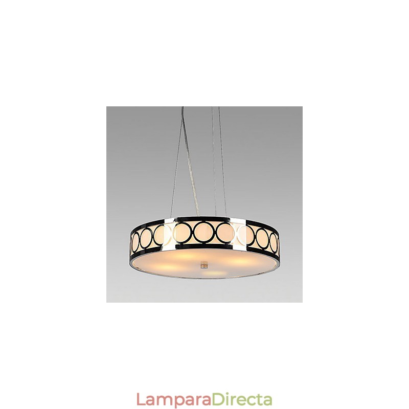 Lámpara de techo de cristal con 4 luces