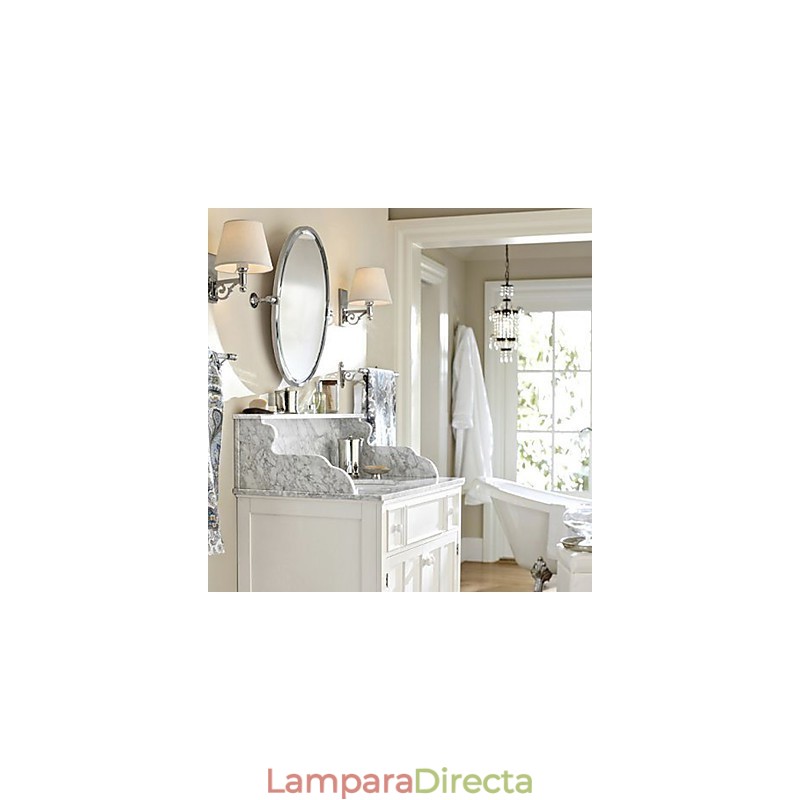 Lámpara colgante de cristal