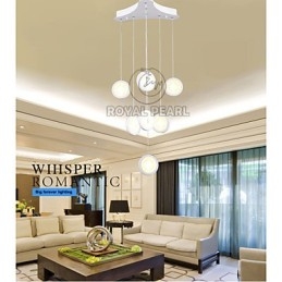Lámpara colgante de 63 W, iluminación decorativa moderna para el hogar