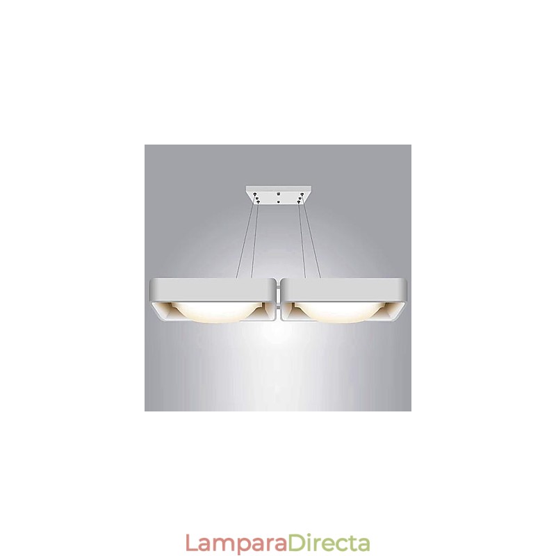 Lámparas colgantes de 2 luces modernas, sencillas y artísticas.